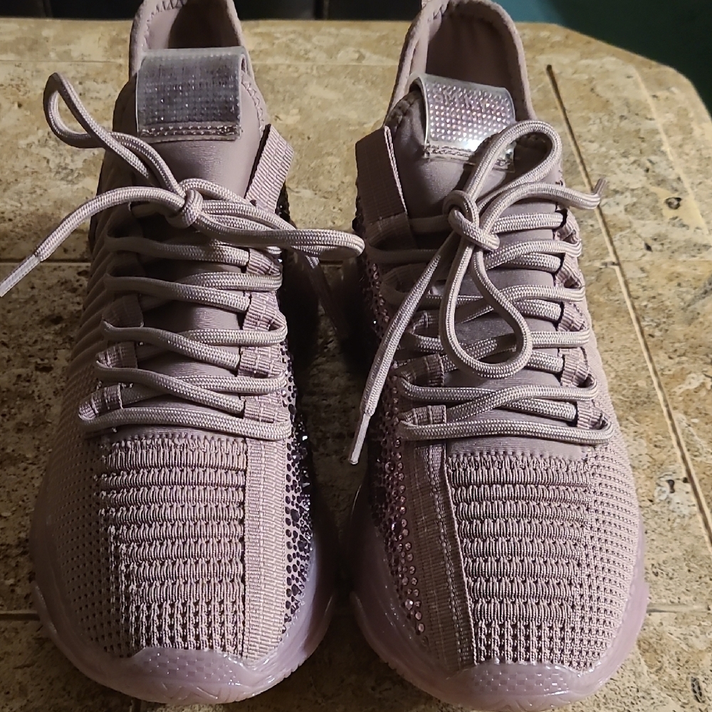 Steve Madden Purple Sneakers with Knitted Upper and Sock-Like Fit